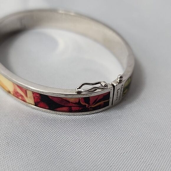 Christian Lacroix Colorful Hinged Bracelet With Safety - Picture 3 of 15